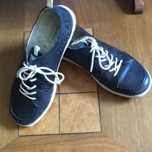 Jambi eco designs perforated black lace ups